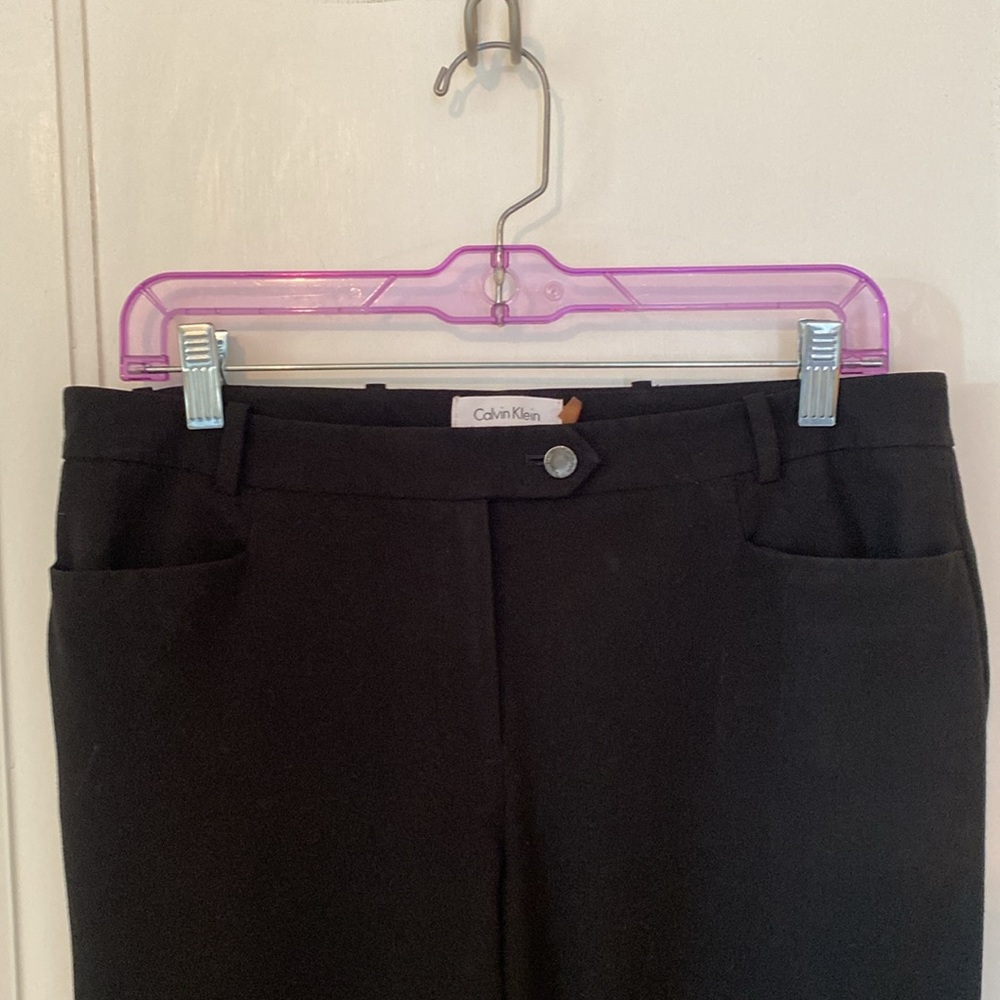 Black Calvin Klein women's suit pants